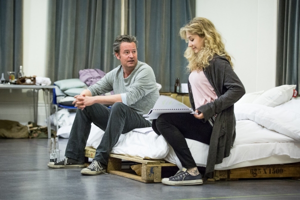 Photo Flash: Inside THE END OF LONGING Rehearsals with Matthew Perry, Jennifer Mudge & More Image
