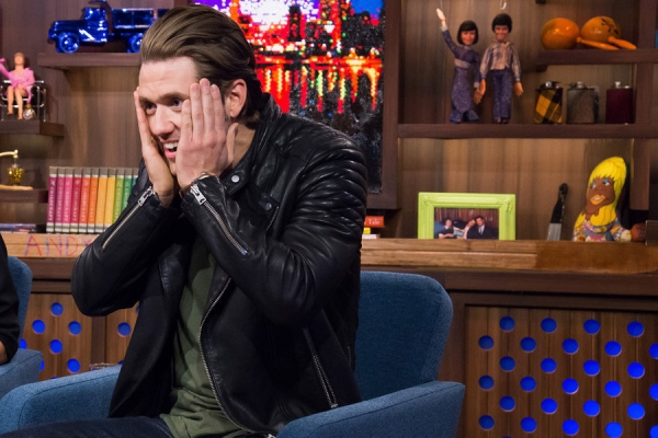 WATCH WHAT HAPPENS LIVE -- Episode 13015 -- Pictured: Aaron Tveit -- (Photo by: Charl Photo
