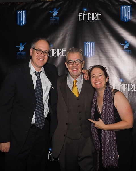 Caroline Sherman and Robert Hull, creators of book, words and music of EMPIRE, with J Photo
