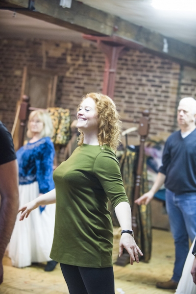 Photo Flash: In Rehearsal with Gemma Arterton & More for  NELL GWYNN's West End Transfer Image