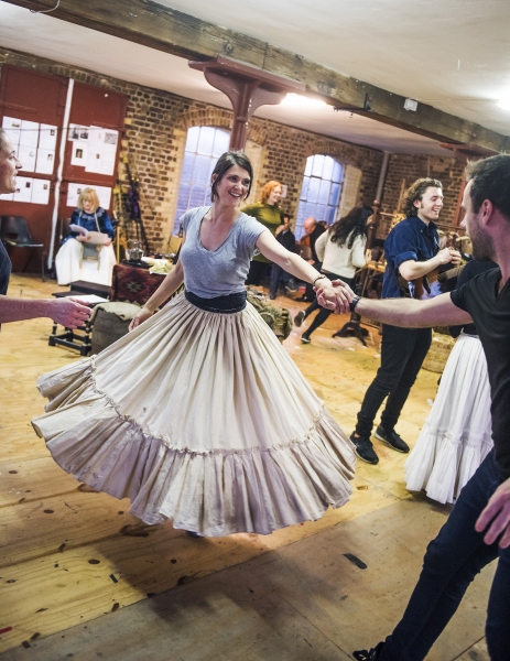 Photo Flash: In Rehearsal with Gemma Arterton & More for  NELL GWYNN's West End Transfer Image