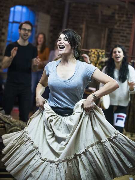 Photo Flash: In Rehearsal with Gemma Arterton & More for  NELL GWYNN's West End Transfer Image
