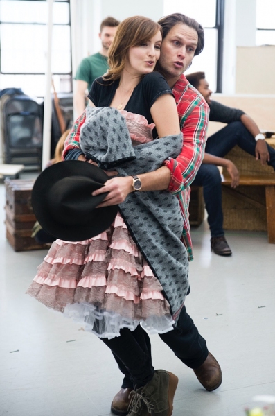 Photo Flash: In Rehearsal with Steven Pasquale, Leslie Kritzer and the Cast of THE ROBBER BRIDEGROOM! Image