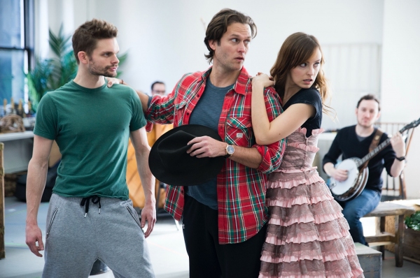 Photo Flash: In Rehearsal with Steven Pasquale, Leslie Kritzer and the Cast of THE ROBBER BRIDEGROOM! Image