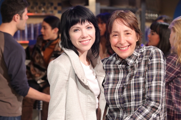 GREASE: LIVE: (L-R) Carly Rae Jepsen and Didi Conn rehearse for GREASE: LIVE airing L Photo