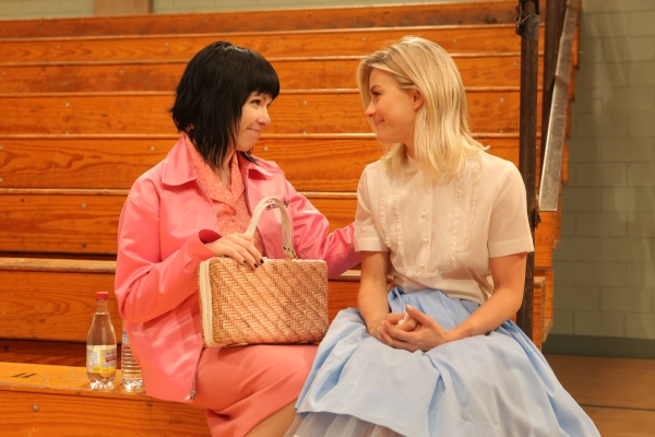 GREASE: LIVE: (L-R) Carly Rae Jepsen and Julianne Hough rehearse for GREASE: LIVE air Photo