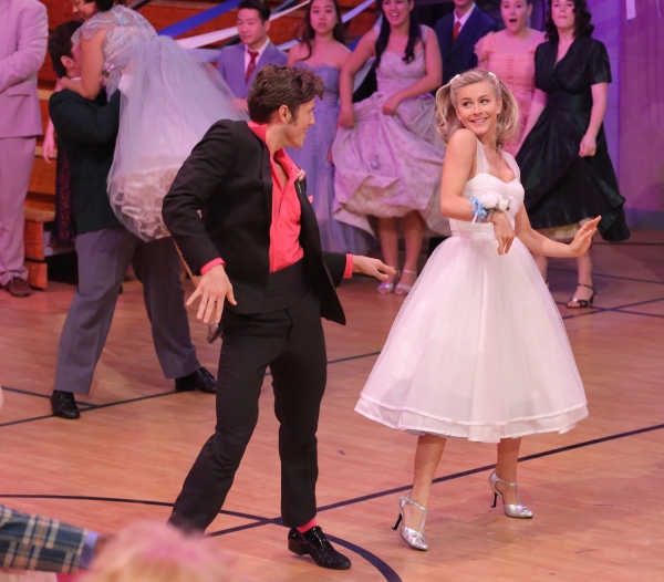 GREASE: LIVE: (L-R) Aaron Tveit and Julianne Hough rehearse for GREASE: LIVE airing L Photo