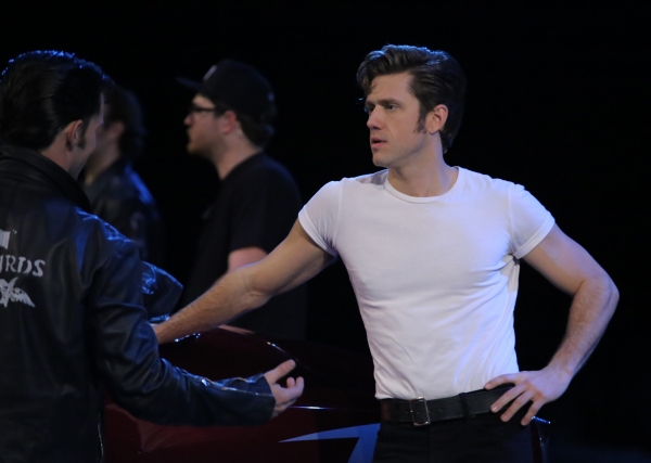 GREASE: LIVE: Aaron Tveit rehearses for GREASE: LIVE airing LIVE Sunday, Jan. 31, 201 Photo
