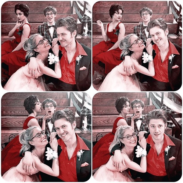 Photo Flash: They Go Together! Inside GREASE: LIVE Rehearsals with Aaron Tveit, Julianne Hough, Vanessa Hudgens, and More Image
