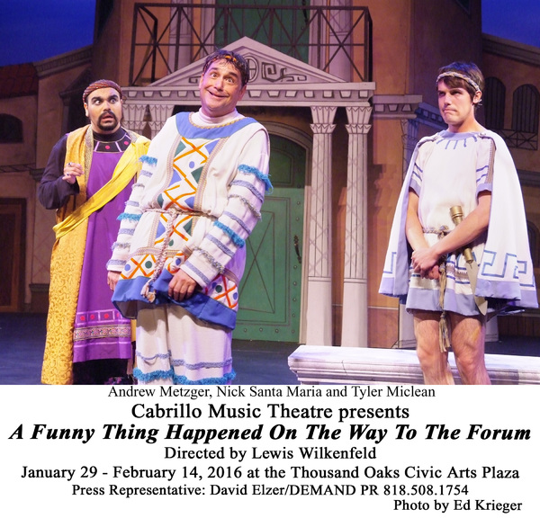 Photo Flash: A FUNNY THING HAPPENED ON THE WAY TO THE FORUM at Cabrillo Music Theatre Image