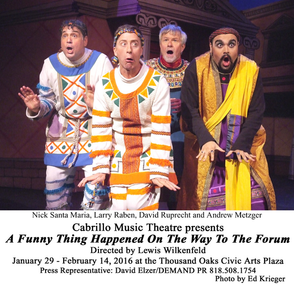 Photo Flash: A FUNNY THING HAPPENED ON THE WAY TO THE FORUM at Cabrillo Music Theatre Image