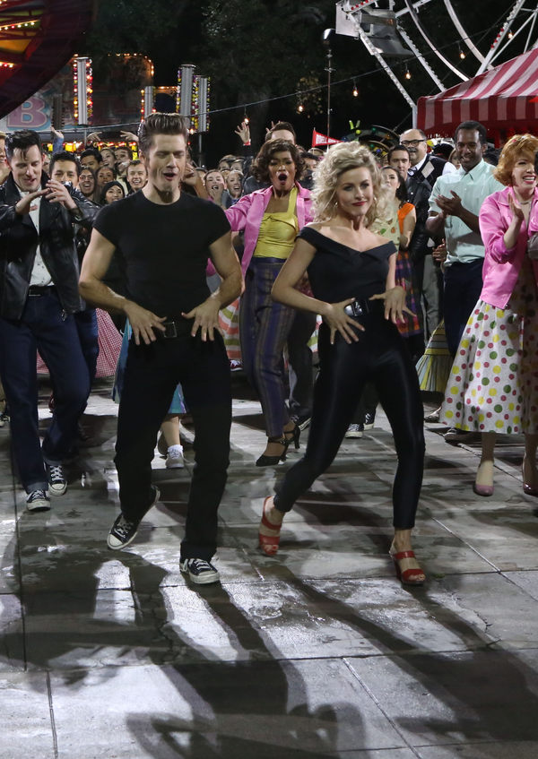 Photo Flash: They Go Together! Cast of GREASE: LIVE Take Their Bows Image