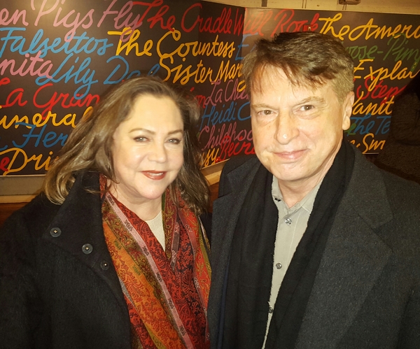 Photo Flash: Kathleen Turner Visits Len Cariou at BROADWAY AND THE BARD Image
