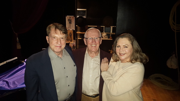 Photo Flash: Kathleen Turner Visits Len Cariou at BROADWAY AND THE BARD Image