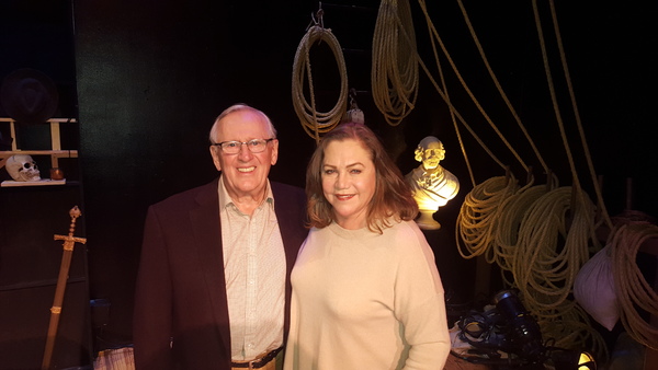 Photo Flash: Kathleen Turner Visits Len Cariou at BROADWAY AND THE BARD Image