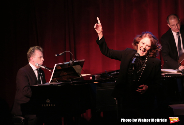 Linda Lavin with Billy Stritch and her band  Photo