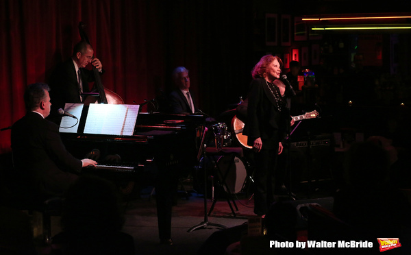 Linda Lavin with Billy Stritch and her band  Photo