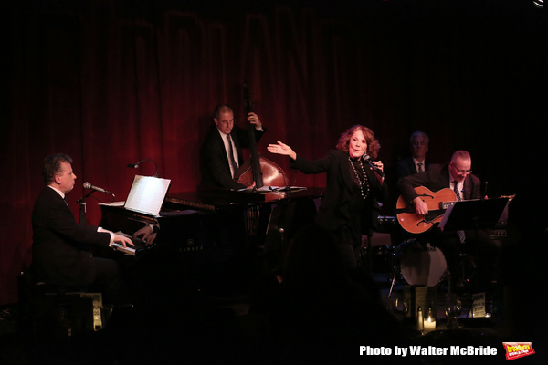 Linda Lavin with Billy Stritch and her band  Photo