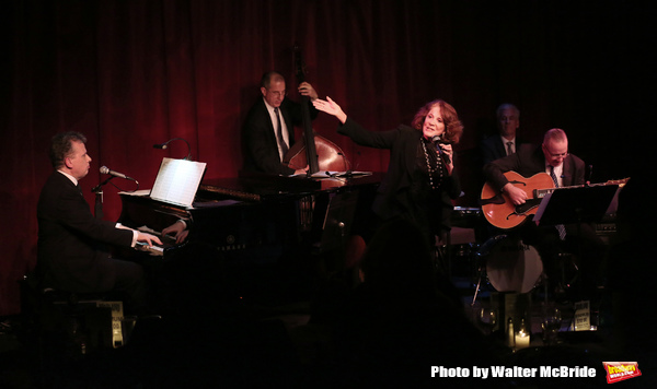 Linda Lavin with Billy Stritch and her band  Photo