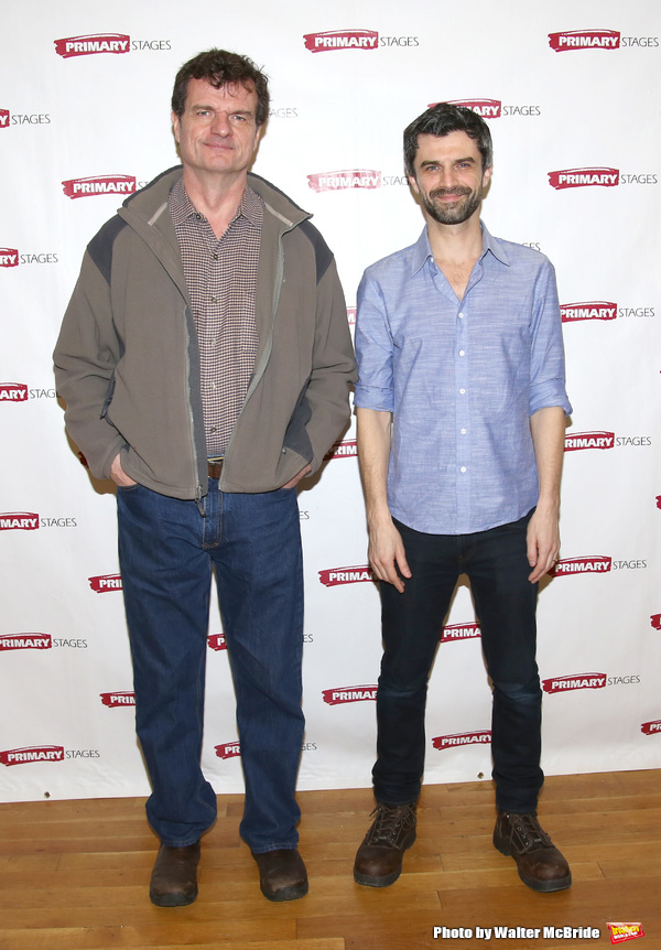 Photo Coverage: Company of Primary Stages' THE BODY OF AN AMERICAN Meets the Press Image