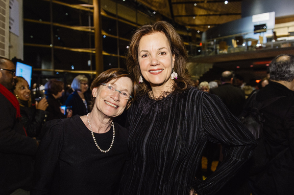 Cast members Ann McDonough (Jean Swift) and Margaret Colin (Hester Ferris)  Photo