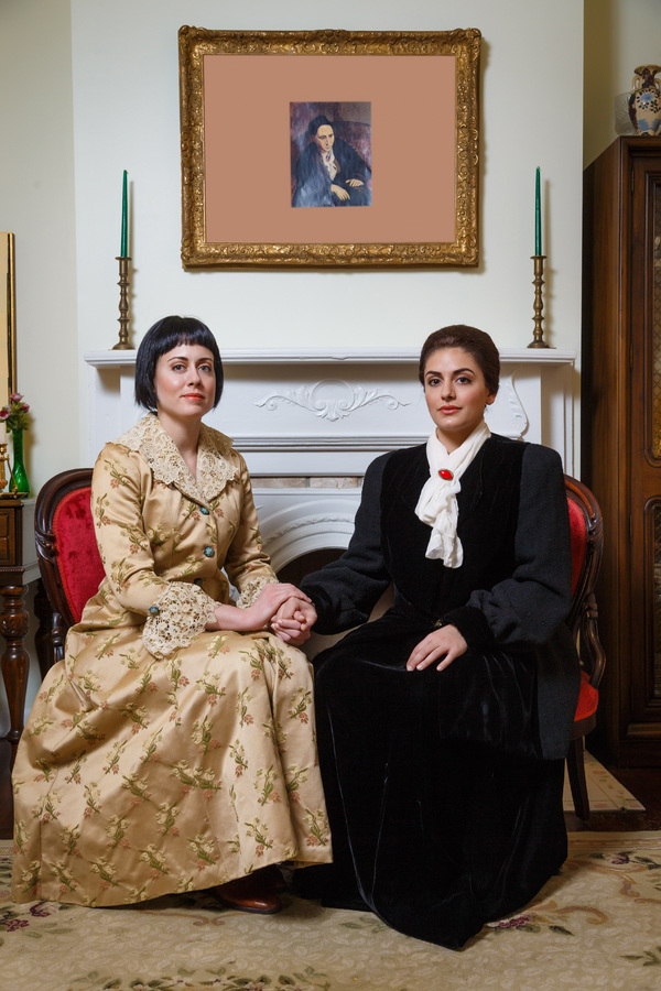 Adelaide Boedecker as Alice Toklas and Laurel Semerdjian as Gertrude Stein Photo