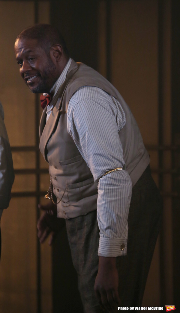 Photo Coverage: Forest Whitaker Takes First Broadway Bows in HUGHIE Image