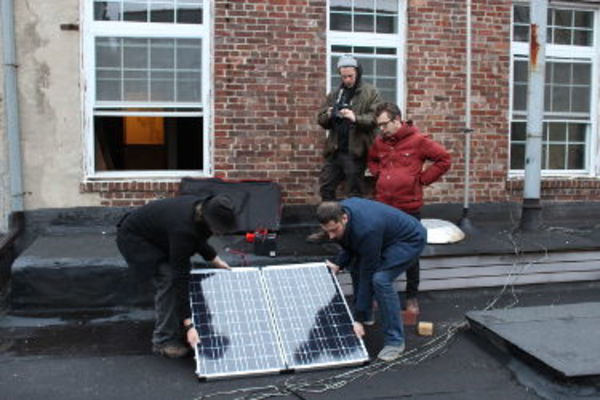 Photo Flash: La MaMa Gets Solar Panel for Eco-Theater Production 'JUPITER' 