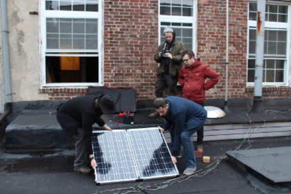 Photo Flash: La MaMa Gets Solar Panel for Eco-Theater Production 'JUPITER' Image