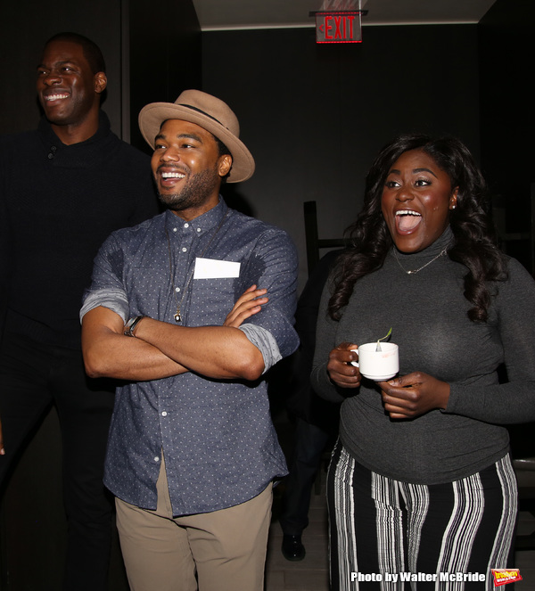 Kyle Scatliffe, Grasan Kingsberry and Danielle Brooks  Photo