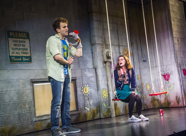 Harry Melling (Jason), Tyrone and Jemima Rooper (Jessica) at 