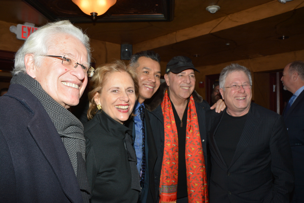 Jerry Zaks, Faye Fisher, Sergio Trujillo and Alan Menken Photo