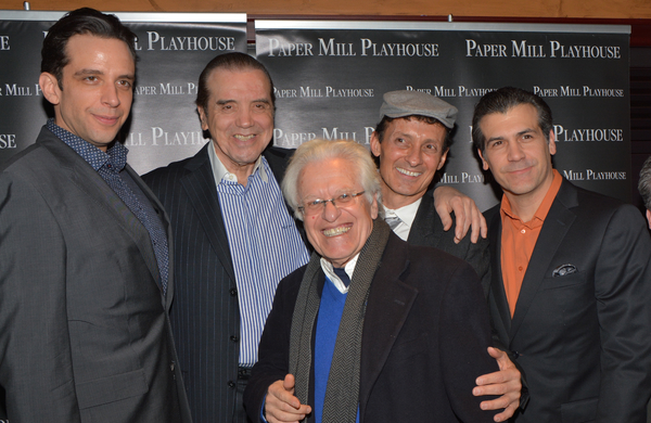 Nick Cordero, Chazz Palminteri, Jerry Zas, Ted Brunetti and Joey Sorge Photo