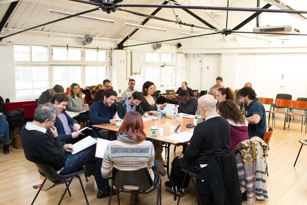 Photo Flash: In Rehearsal for NOTMOSES at Arts Theatre; Full Company Announced! Image