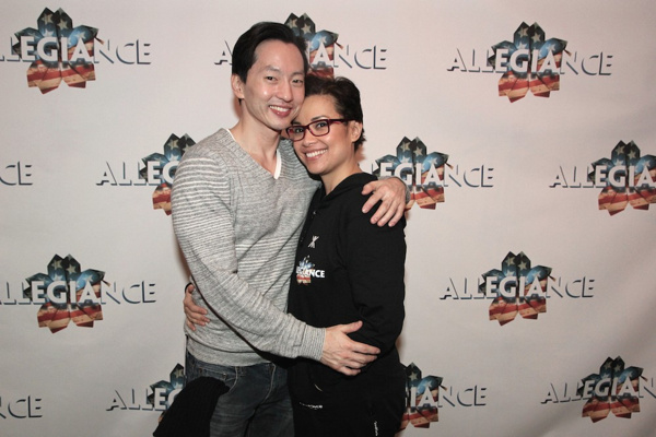 Photo Flash: George Takei, Lea Salonga, Telly Leung and More Celebrate at ALLEGIANCE Closing Night Party  Image