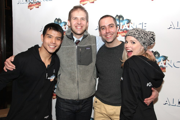 Photo Flash: George Takei, Lea Salonga, Telly Leung and More Celebrate at ALLEGIANCE Closing Night Party Image