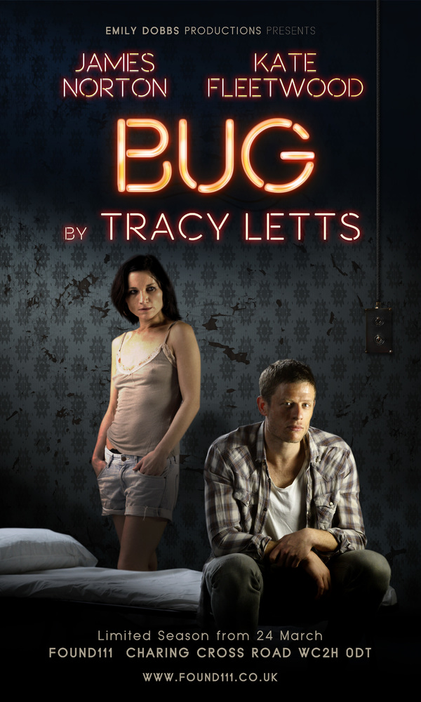 Photo Flash: Poster Revealed for West End's BUG, Starring James Norton & Kate Fleetwood 