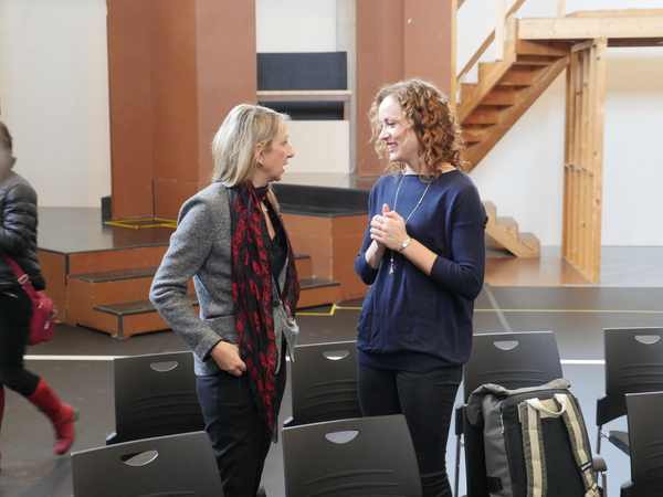 Director and choreographer Donna Feore and Dayna Tietzen (Cassie) Photo