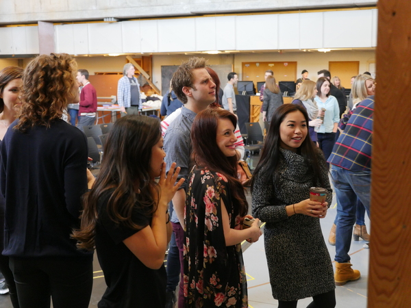 Genny Sermonia (Connie), Julia McLellan (Val), Gabriel Antonacci (Al) and Kimberly-An Photo