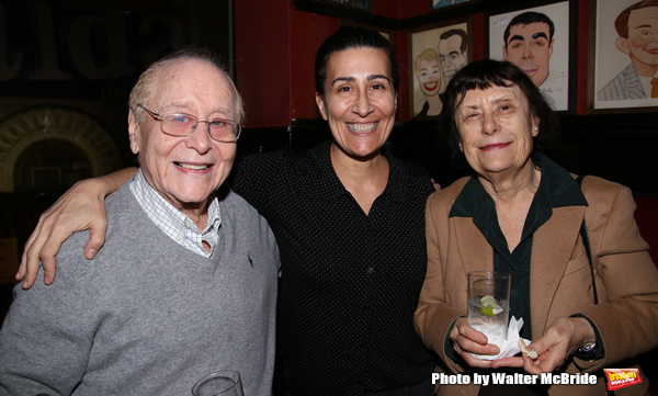 Seymour Red Press and wife with Jeanine Tesori  Photo