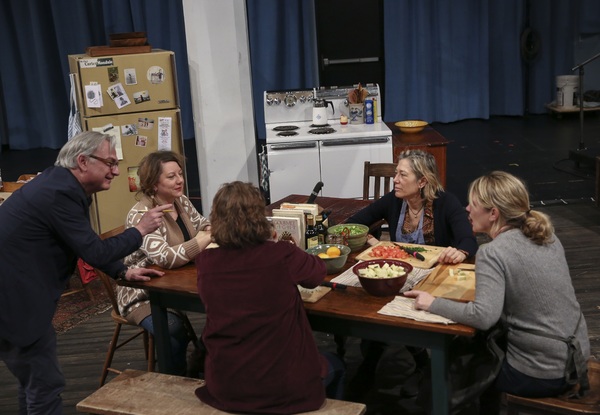 Photo Flash: In Rehearsal with the Cast of The Public's HUNGRY Image