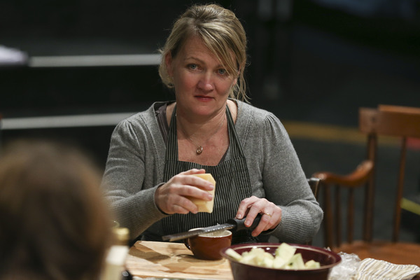Photo Flash: In Rehearsal with the Cast of The Public's HUNGRY Image