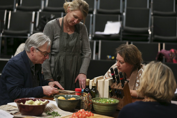 Photo Flash: In Rehearsal with the Cast of The Public's HUNGRY Image