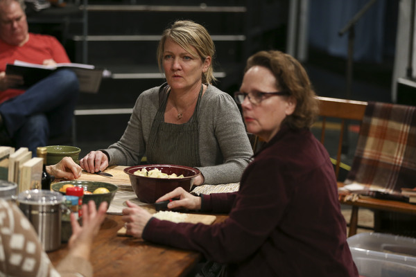 Photo Flash: In Rehearsal with the Cast of The Public's HUNGRY Image