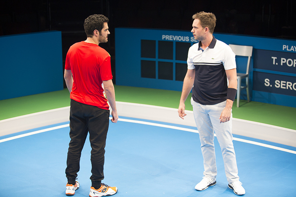 Photo Flash: First Look at Patrick J. Adams, Troian Bellisario and More in THE LAST MATCH at The Old Globe Image