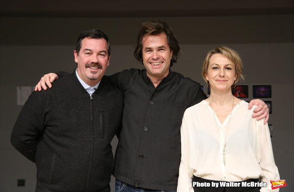 Duncan Sheik, Rupert Goold and Lynne Page  Photo