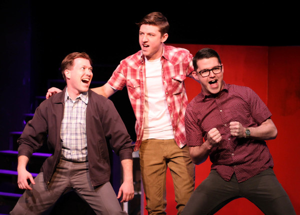 Paul Brennan III (Eddie Birdlace), Sam Hay (Boland), Andy Massey (Bernstein) Photo