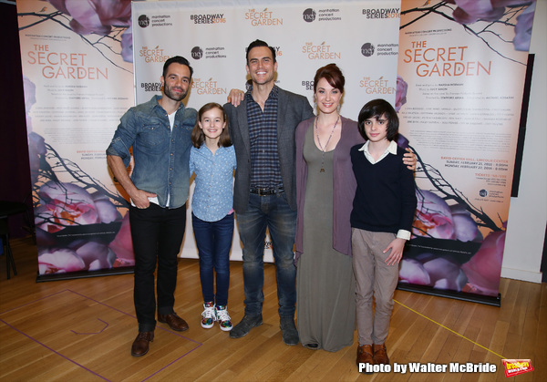 Ramin Karimloo, Sydney Lucas, Cheyenne Jackson, Sierra Boggess and Oscar Williams  Photo