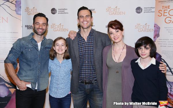 Ramin Karimloo, Sydney Lucas, Cheyenne Jackson, Sierra Boggess and Oscar Williams  Photo