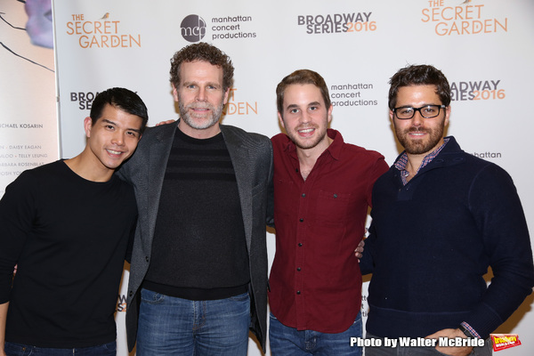 Telly Leung, Jere Shea, Ben Platt and Josh Young  Photo